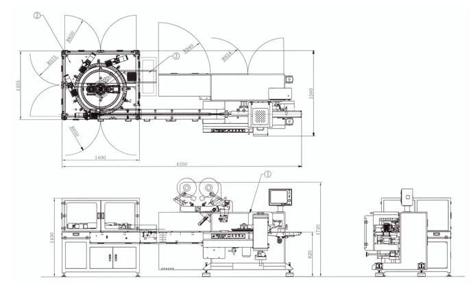 High-speed Wrapping Machine with Candy Feeding System SCP-1000 by